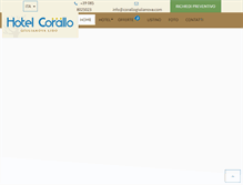 Tablet Screenshot of corallogiulianova.com